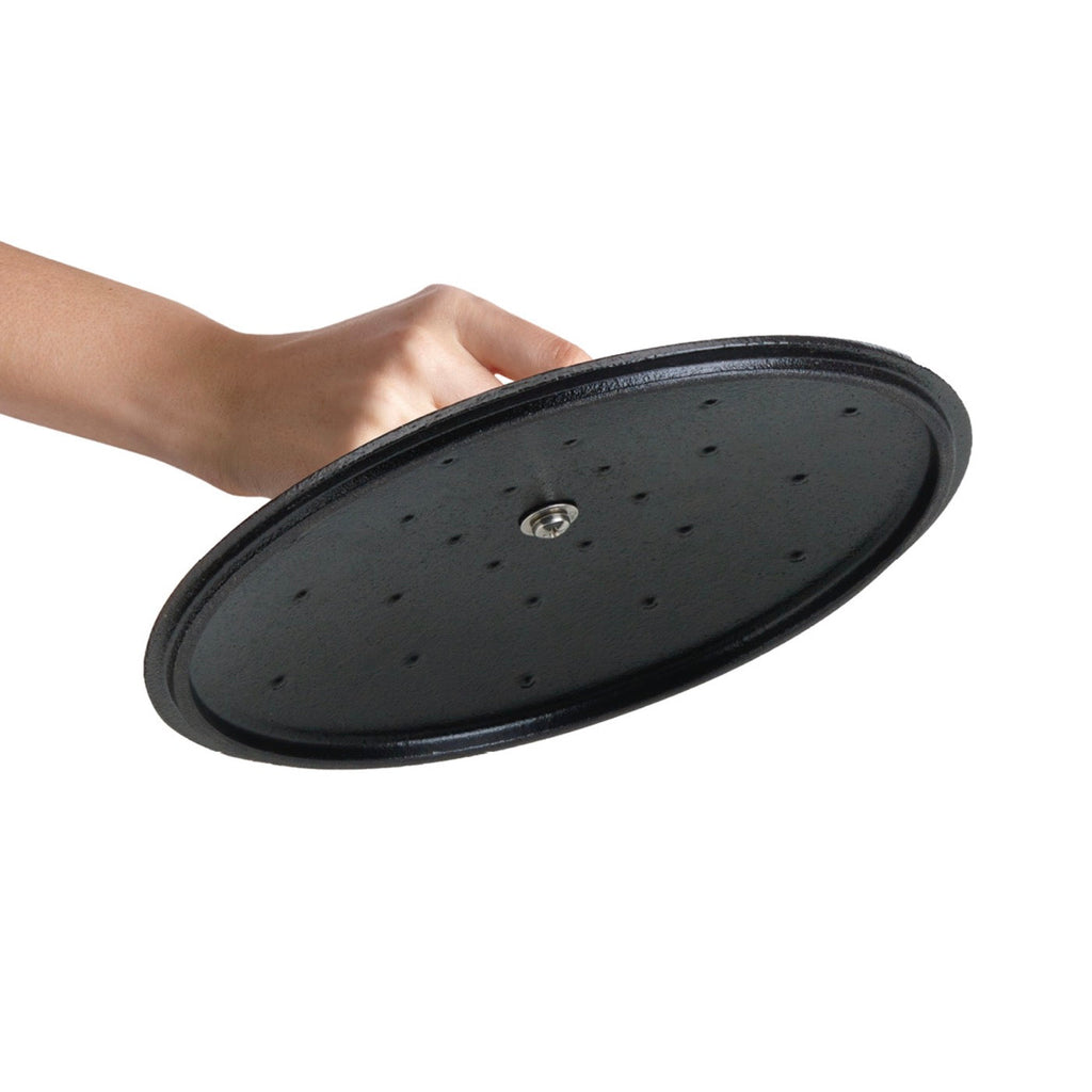 Cocotte Ronde En Fonte - Noir - 28cm