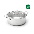 Casserole En Acier Inoxydable Triply - Multinox Pro - Argenté - 26cm