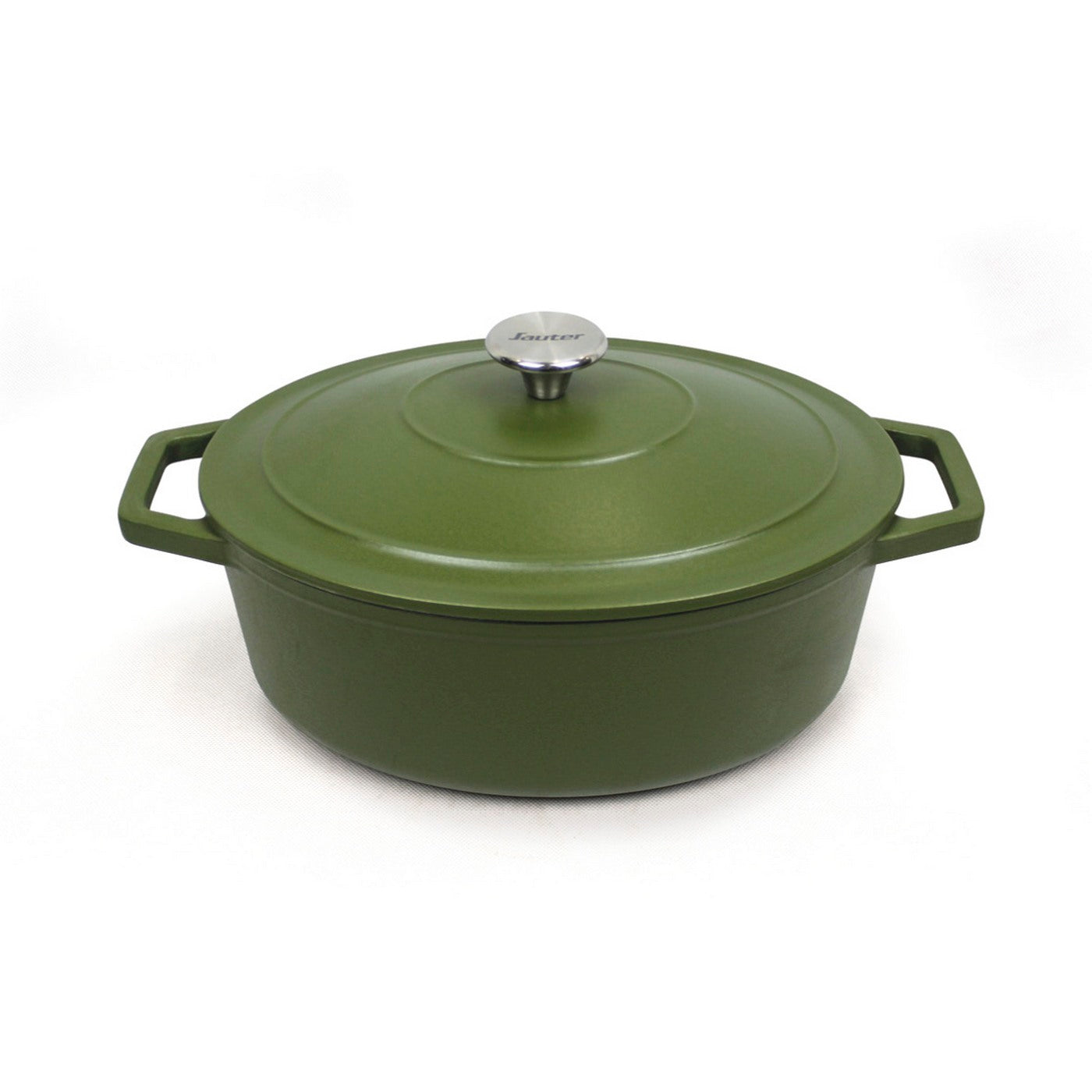 Cazuela Ovalada Con Tapa - Verde
