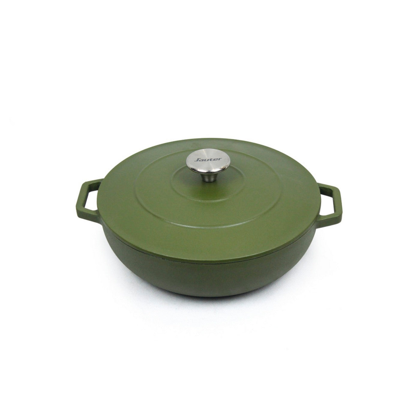 Sartén Redonda Con Tapa - Verde