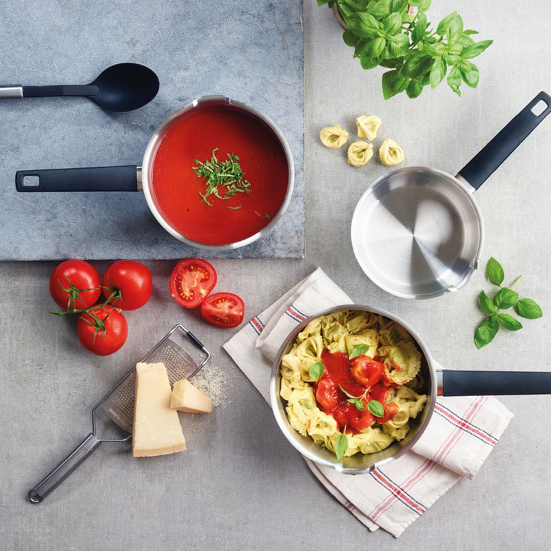 Set De 3 Casseroles En Acier Inoxydable - Qulinox - Argenté