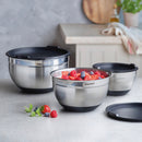 Set De 3 Bols À Mélanger En Acier Inoxydable - Argenté