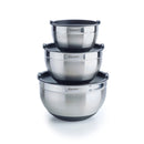Set De 3 Bols À Mélanger En Acier Inoxydable - Argenté