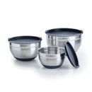 Set De 3 Bols À Mélanger En Acier Inoxydable - Argenté