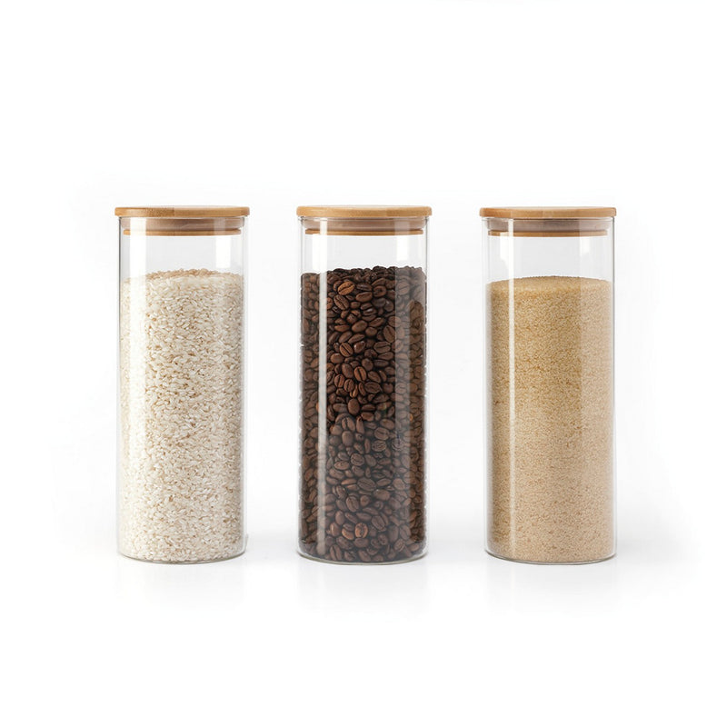 Set De 3 Boîtes De Conservation Avec Couvercle - Transparent