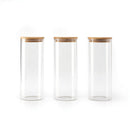 Set De 3 Boîtes De Conservation Avec Couvercle - Transparent