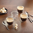 Set De 4 Tasses En Verre À Double Paroi - Transparent - Petit Format
