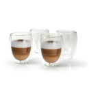 Set De 4 Tasses En Verre À Double Paroi - Transparent - Grand Format