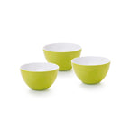 Juego De 3 Cuencos Pequeños - Melamina - Verde