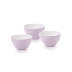 Juego De 3 Cuencos Pequeños - Melamina - Lavanda
