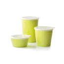 Set De 3 Boîtes De Conservation Hautes Avec Couvercle - Mélamine - Citron Vert