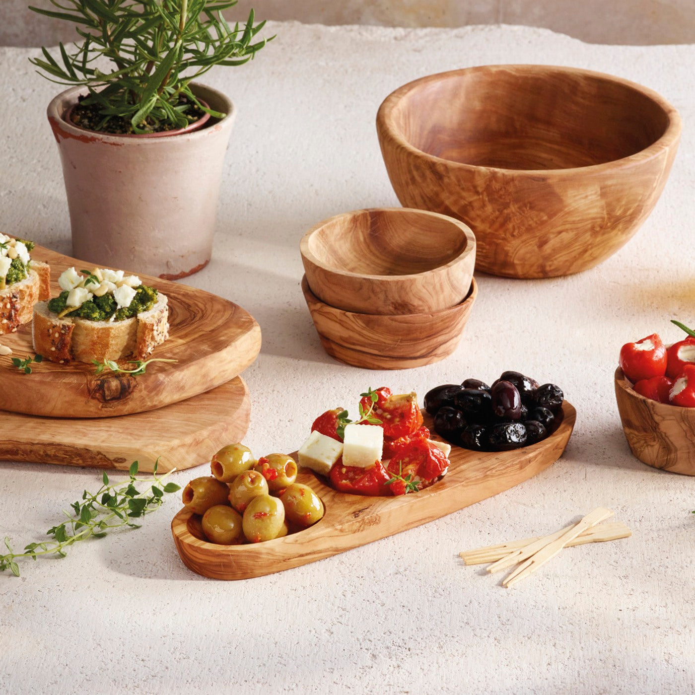 Tabla de Tapas - Marrón