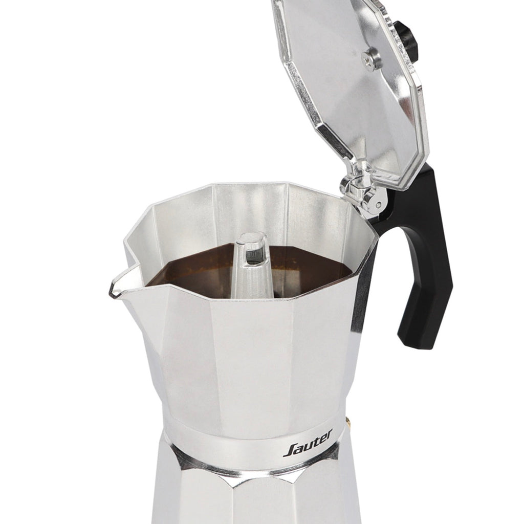Cafetera de aluminio - Plata