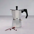 Cafetera de aluminio - Plata