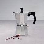 Cafetera de aluminio - Plata