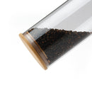 Set De 3 Bocaux En Verre Avec Couvercles En Bambou - Transparent