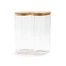 Set De 2 Boîtes De Conservation Avec Couvercle - Transparent