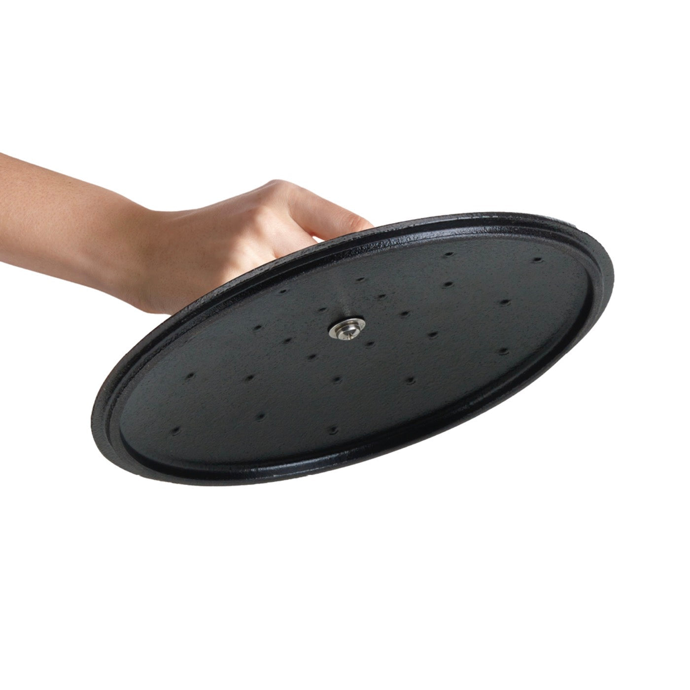 Cocotte Redonda de Hierro Fundido de Acero - Berenjena - 28cm