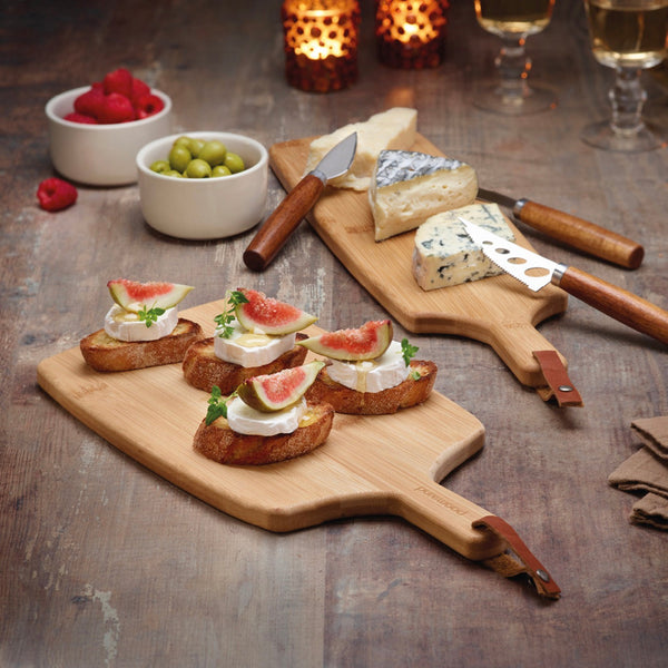 Rectangular Chopping Board With Handle - Bamboo - Wood - 3 Sizes