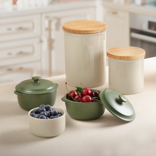 Set De 4 Mini-Casseroles Rondes - Vert