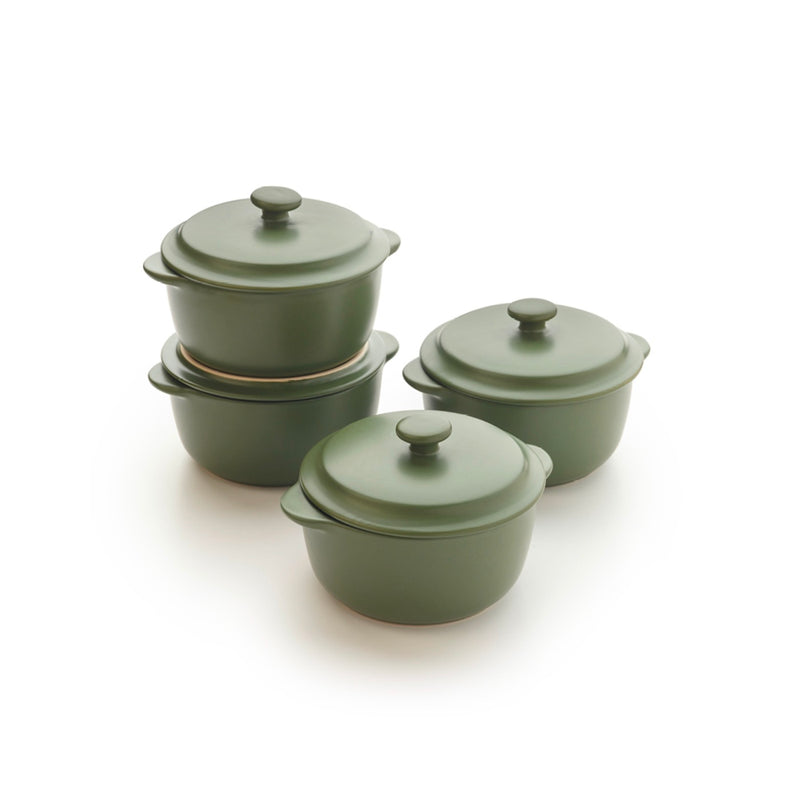 Set De 4 Mini-Casseroles Rondes - Vert