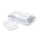 Set De 4 Plats À Four Rectangulaires - Transparent