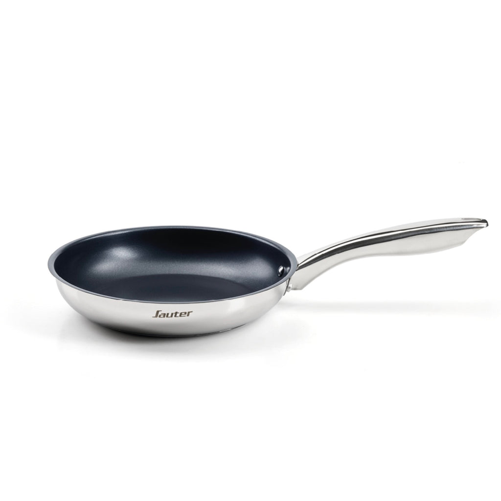 Juego de 3 Sartenes Antiadherentes - Qulinox Pro Ceramic - Plata