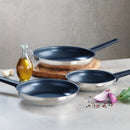 Poêle Anti-Adhésives - Qulinox Ceramic - Argenté - 3 Tailles