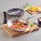 Triply Frying Pan - Multinox - Silver - 3 Sizes