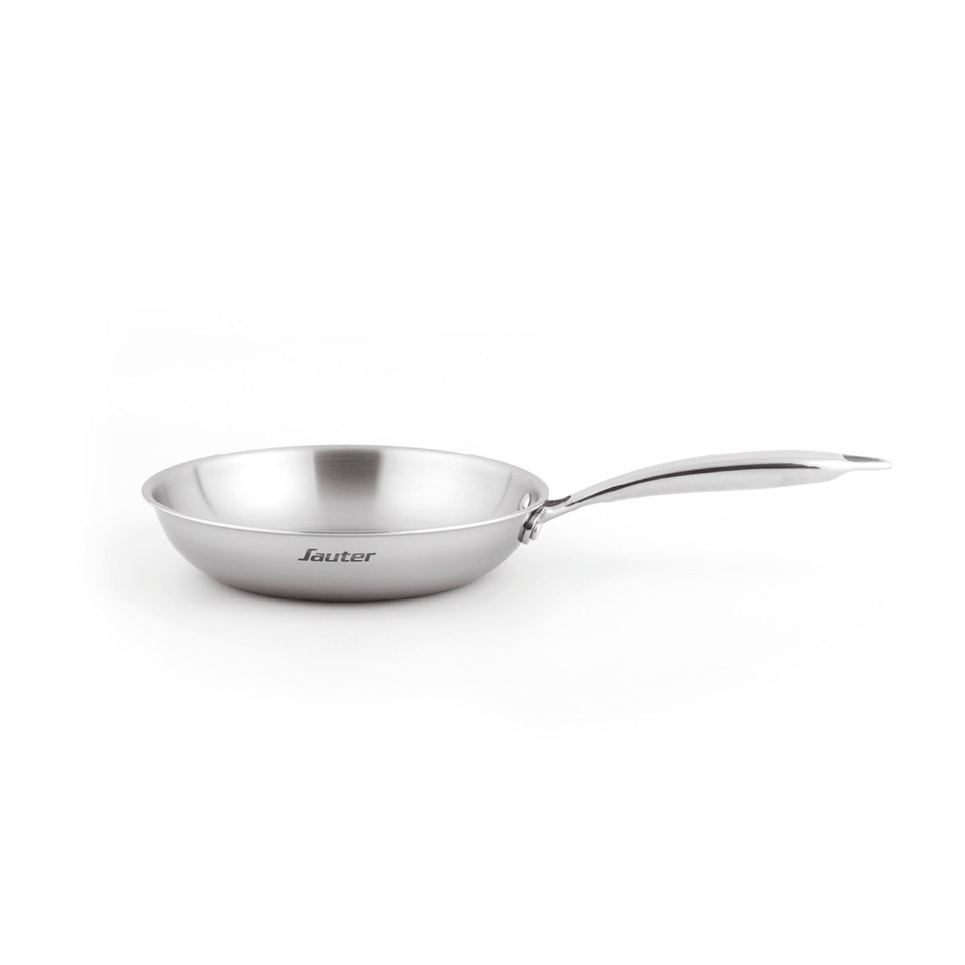 Triply Frying Pan - Multinox - Silver - 3 Sizes