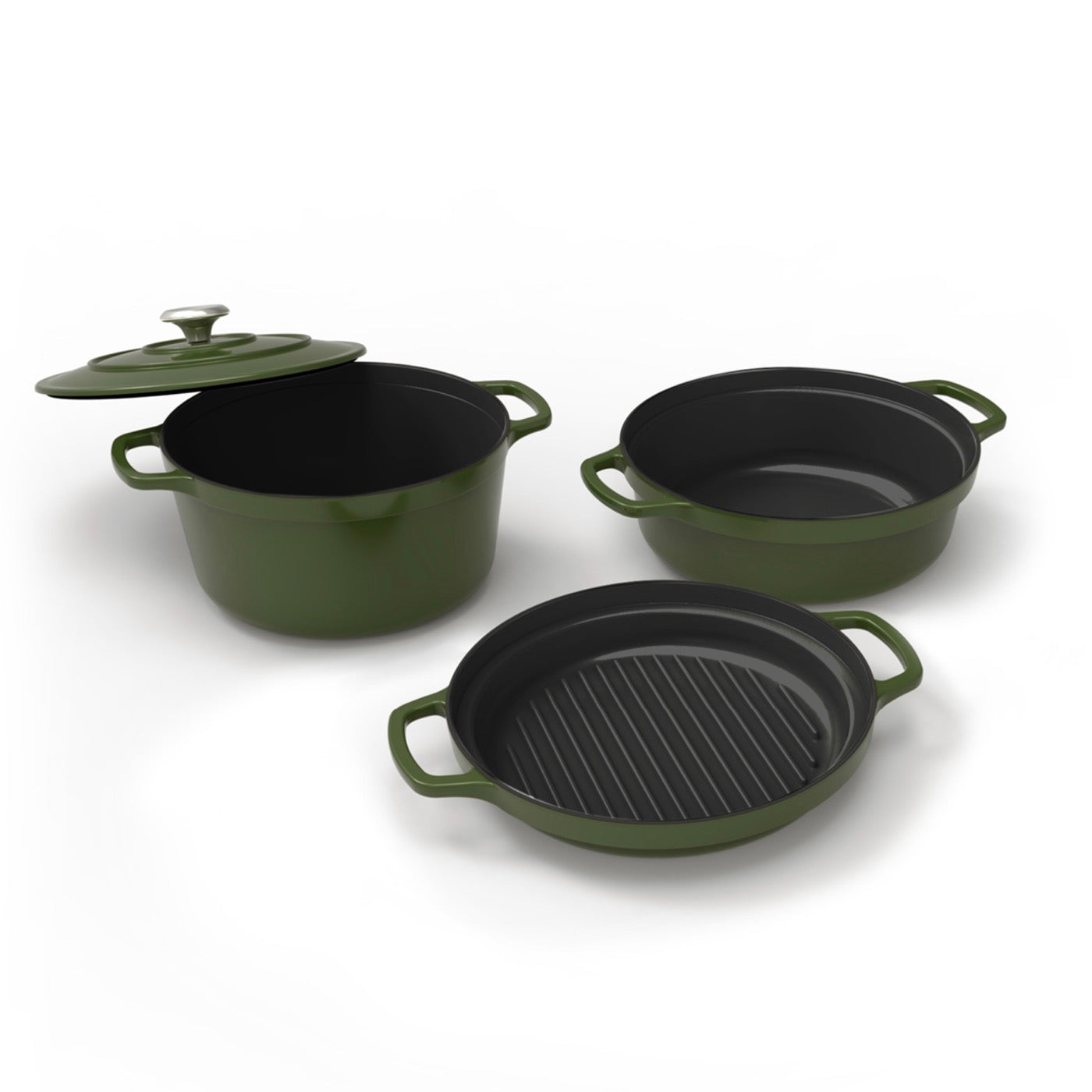 Batería Apilable 4 Piezas - Verde