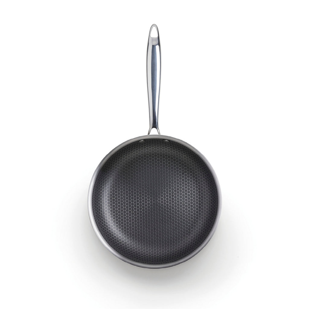 Triply Frying Pan - 28 CM - Non-Stick Honeycomb Coating - Silver