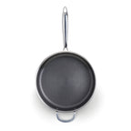 Sauteuse En Acier Inoxydable Triply Revêtement Nid D'Abeille Anti-Adhésif 24 Cm - Argenté