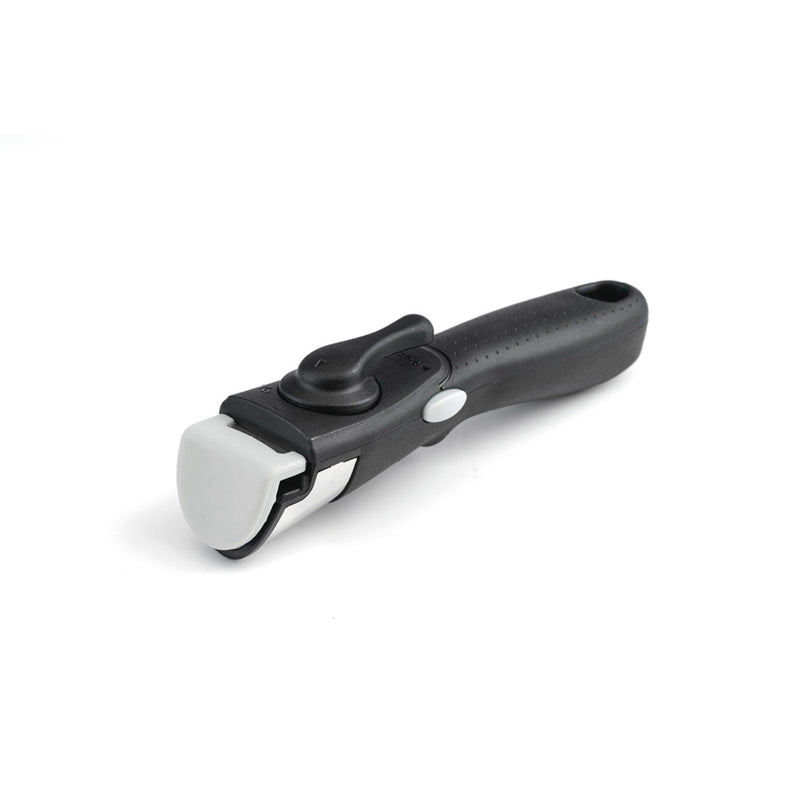 Set De 3 Casseroles En Inox Avec Poignée Amovible + 3 Couvercles Passoires Avec Manche En Inox - Argenté