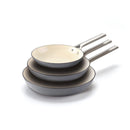 Set De 3 Poêles En Fonte - Gris Foncé