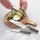 Set De 7 Couteaux Avec Manche En Bois - Gris Foncé