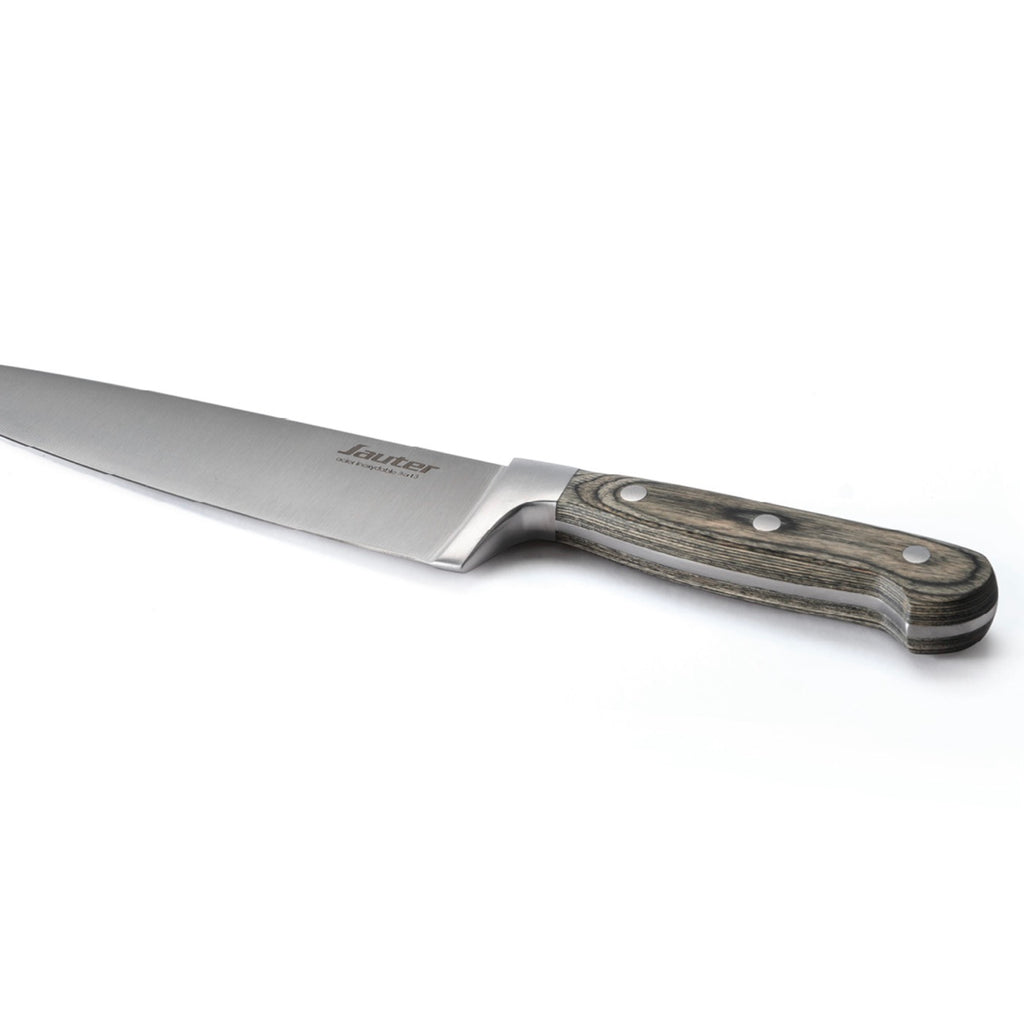 Juego De 7 Cuchillos Con Mango De Madera - Gris Oscuro