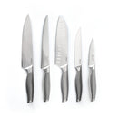 Set De 5 Couteaux Acier Inoxydable - Argenté