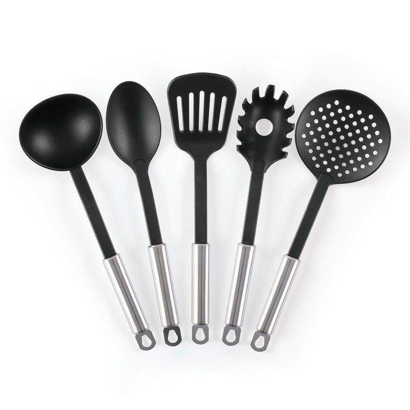 Non-Stick Stackable Battery with Removable Handle 16 Pieces - Silver