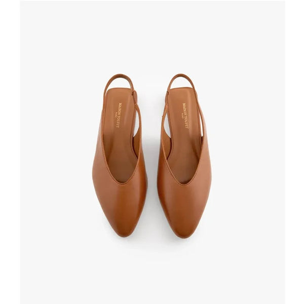 Ballerine Mariana - Pelle liscia - Cammello