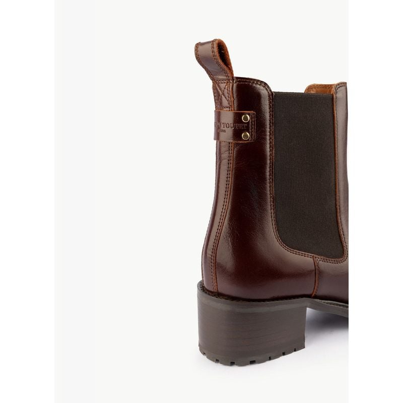 Golda Ankle Boots - Smooth Leather - Whisky