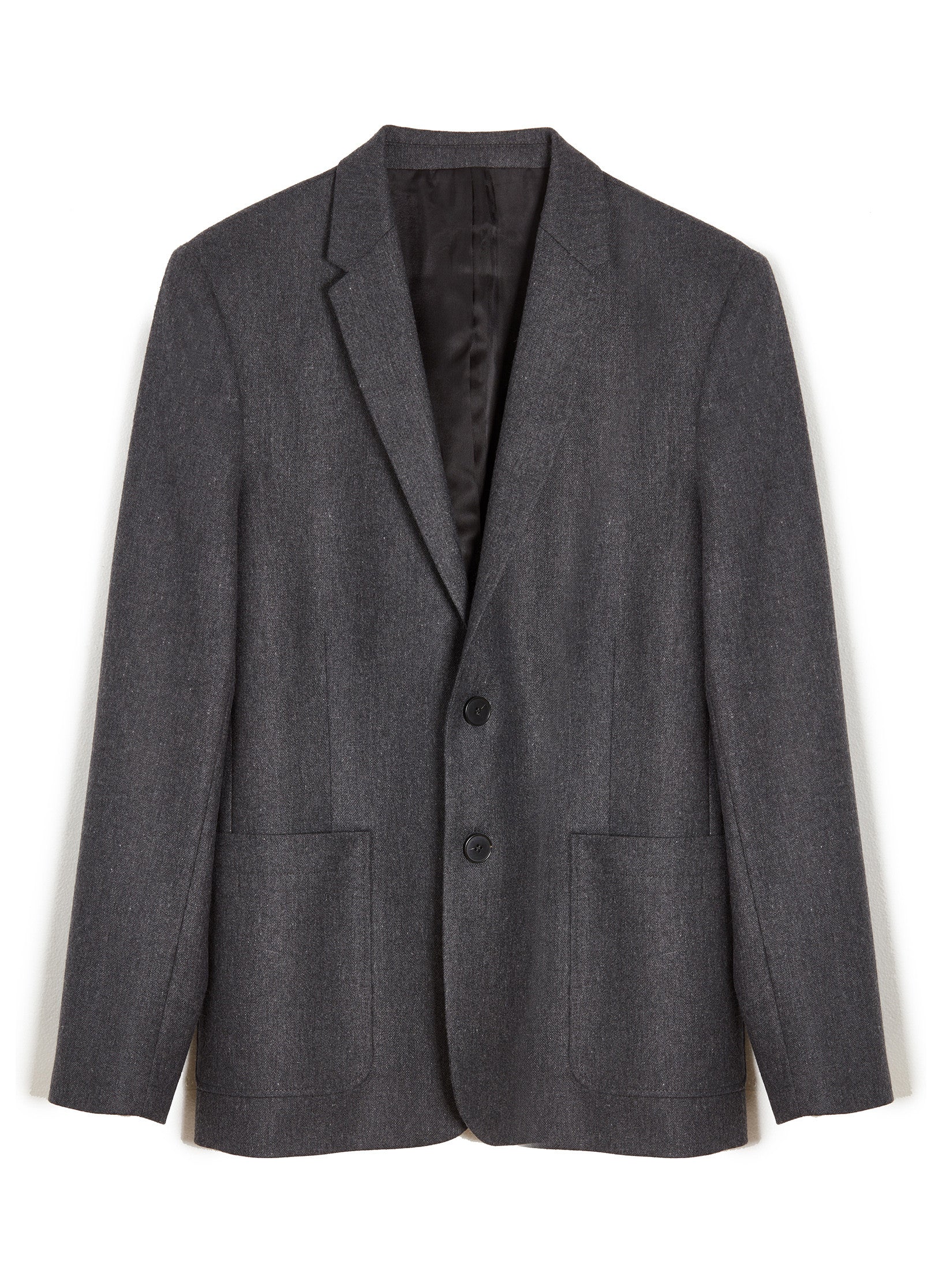 Maison Standards - Flannel Jacket - Chiné Grey - Men - Maison Standards