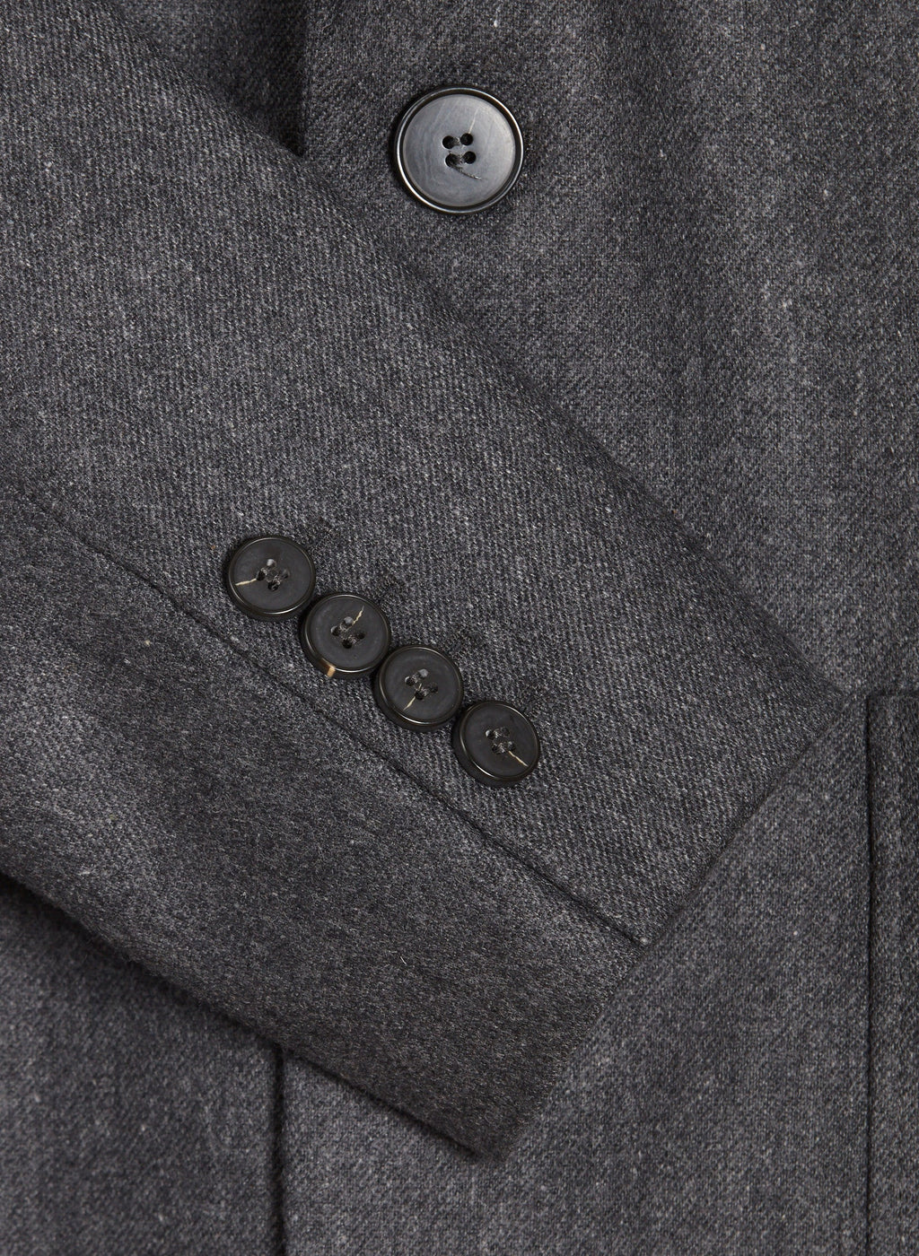 Maison Standards - Flannel Jacket - Chiné Grey - Men - Maison Standards