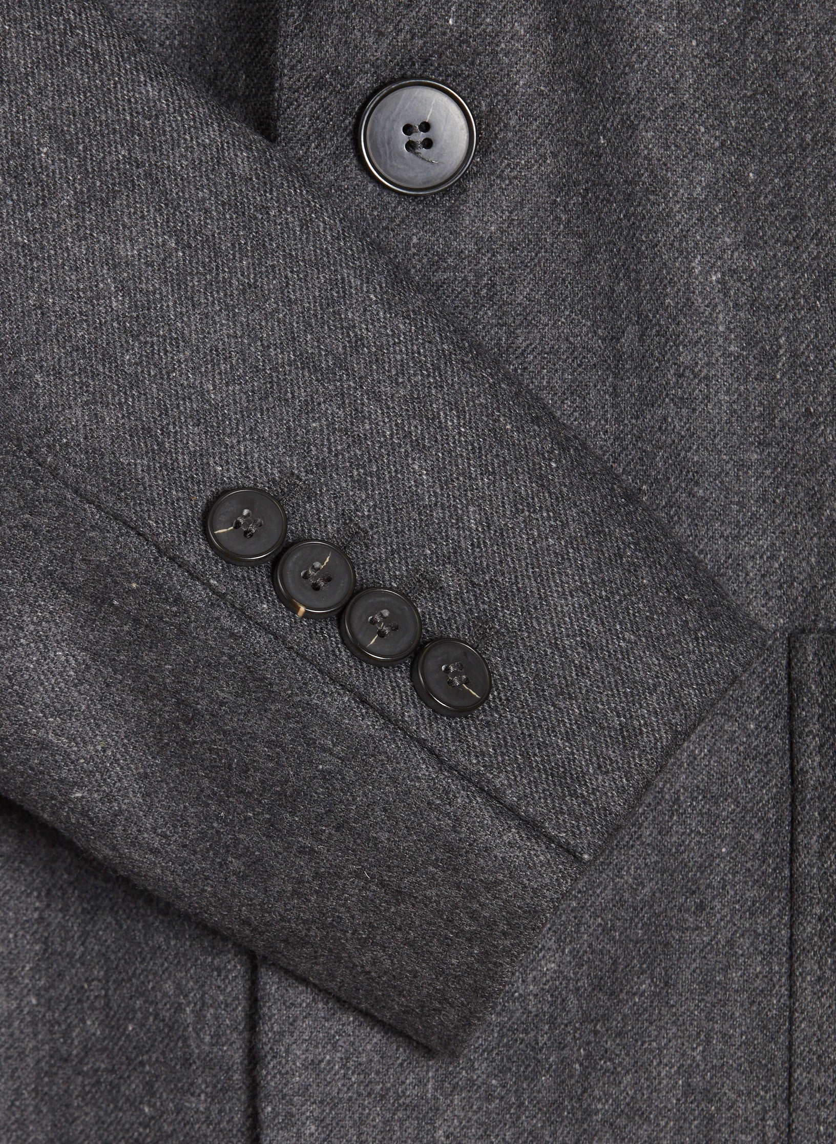 Maison Standards - Flannel Jacket - Chiné Grey - Men - Maison Standards