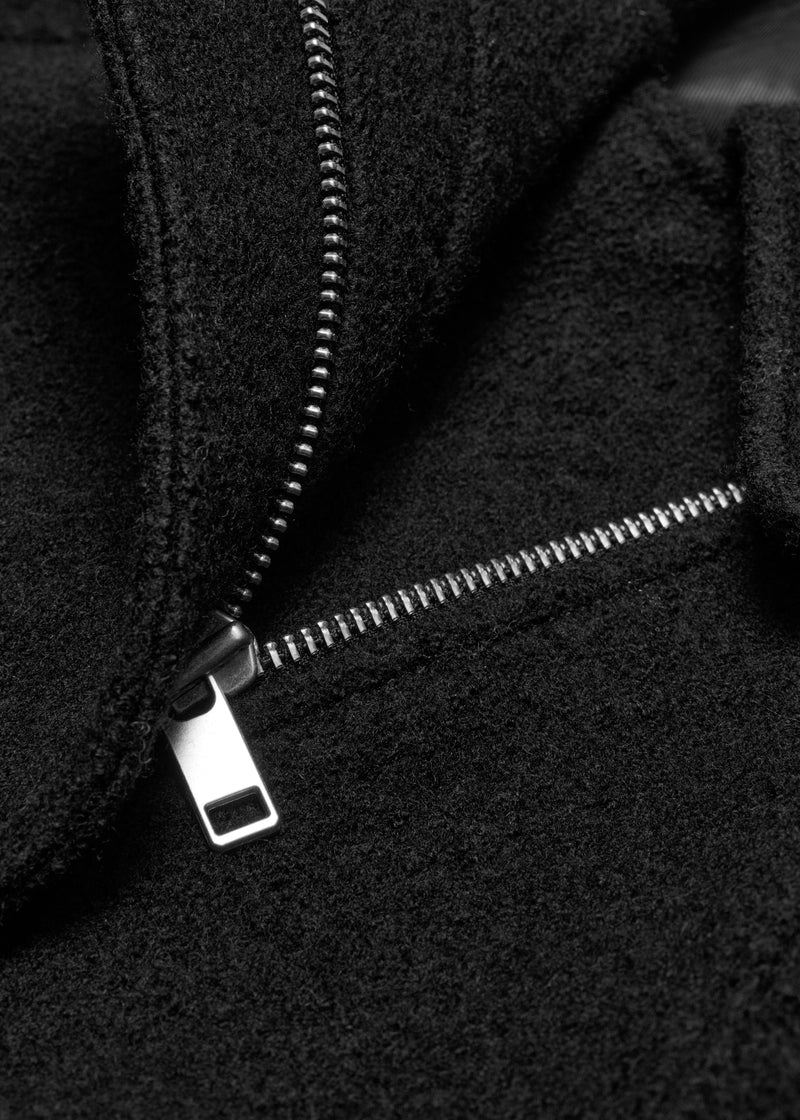 Jacket St Jodie Wool Biker Jkt - Black - Women