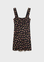 Robe Col Froncé