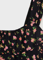 Robe Col Froncé