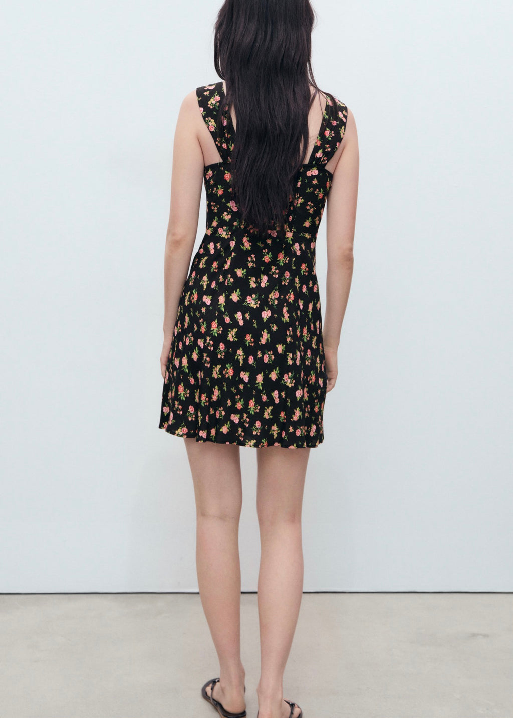 Robe Col Froncé