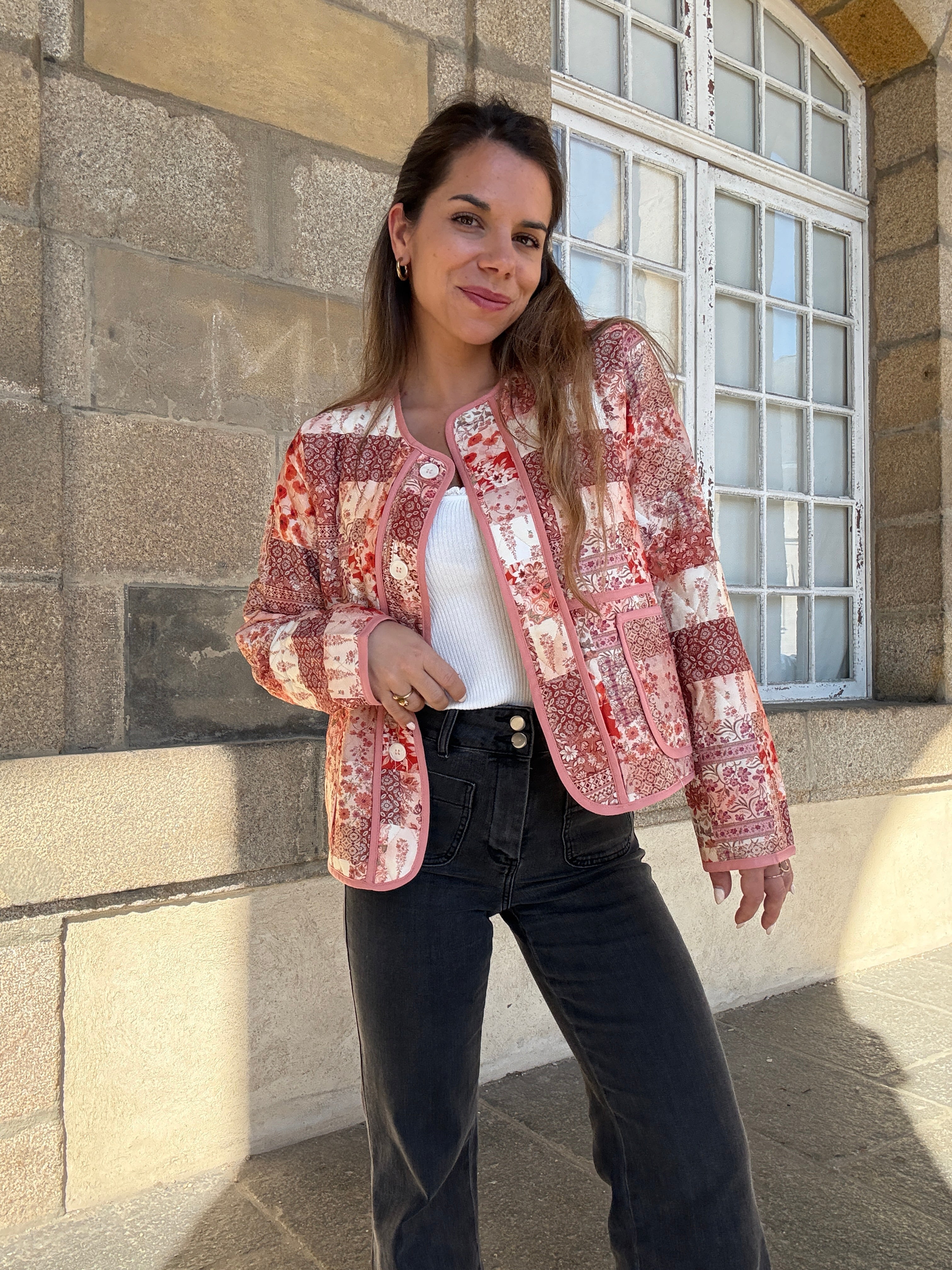 Paula patchwork quilted jacket