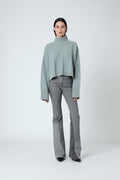 Berenice - Pull Col Roule - Celadon